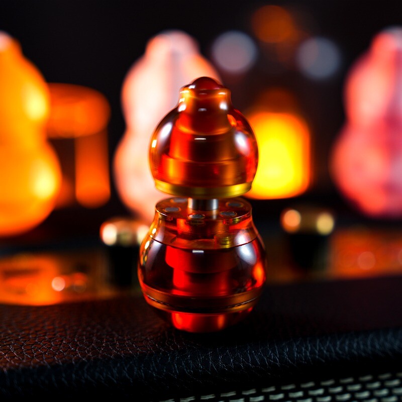 EDC Magnetic Gourd Fidget Slider Stress Relief Toy Fidget Clicker Spinner Gift 07FC0E-D4 - KOEEK