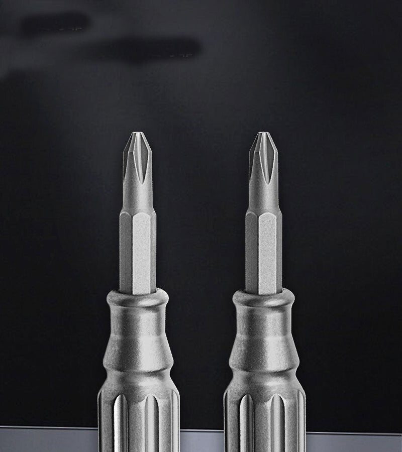 EDC Mini Titanium S2 Steel Screwdriver Portable Keychain Outdoor Pocket Tool Toy 07FC0E-D4 - KOEEK