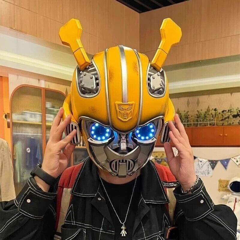 1:1 Killerbody English Voice Control Bumblebee Helmet- Christmas Gifts 07FC0E-D4 - KOEEK