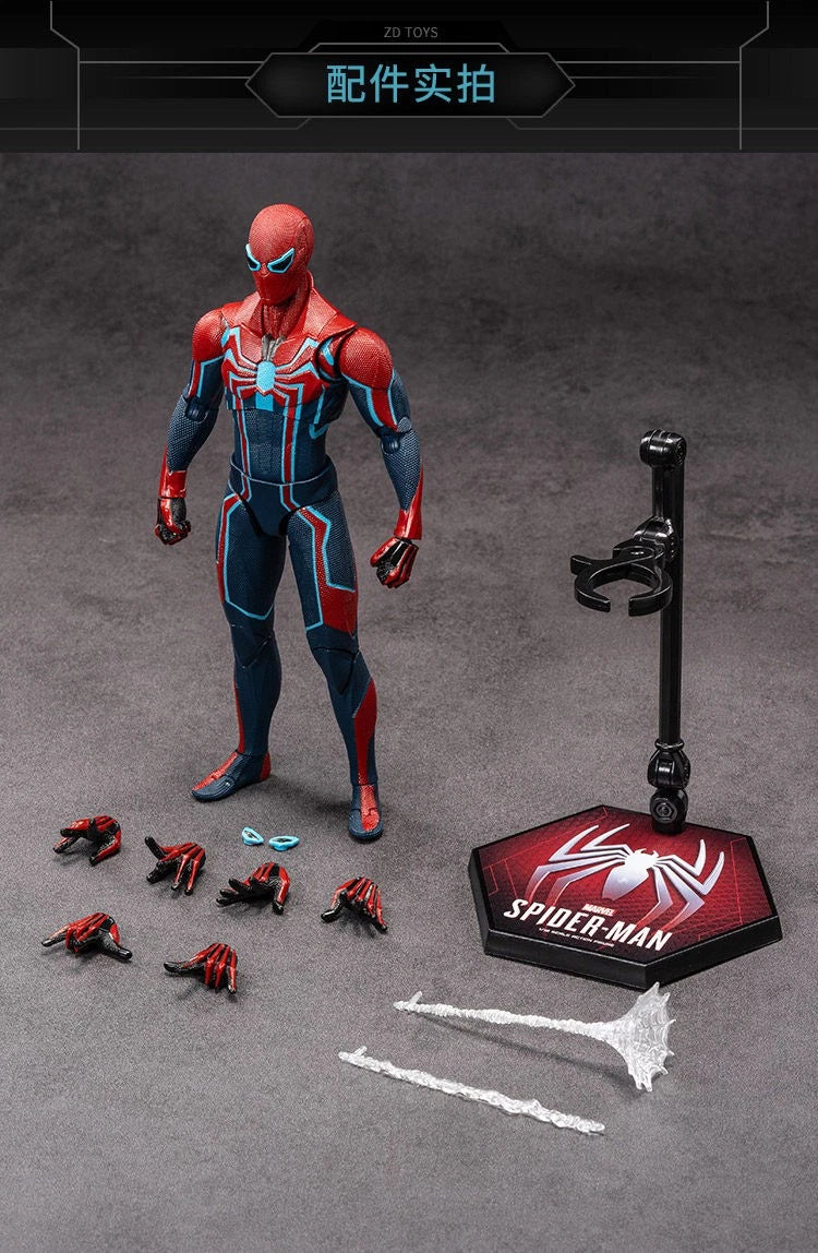 ZD Toys Marvel's Spider-Man Velocity Suit 7" Articulated Action Figure IN Stock 07FC0E-D4 - KOEEK
