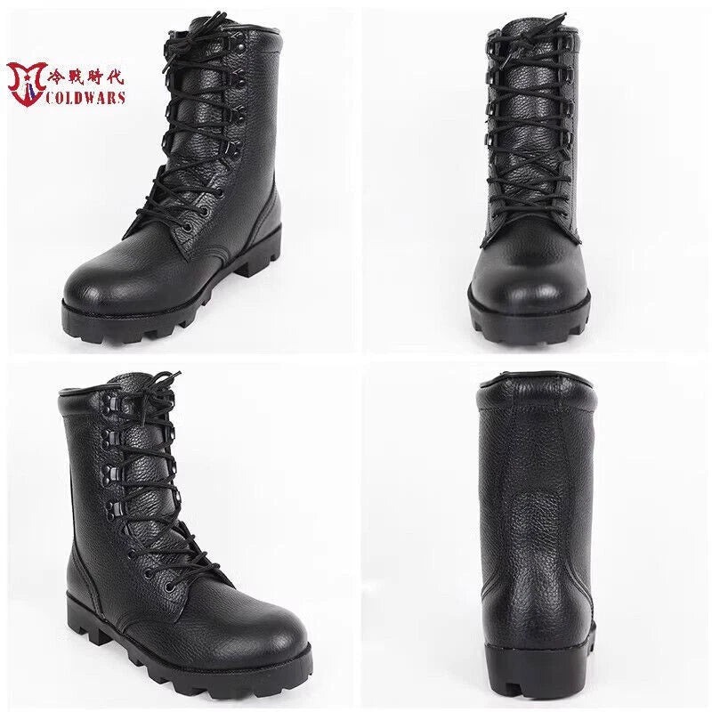 Russian DPR Men Motorcycle Combat Boots Military Boots Ankle Leather Shoes Boots 07FC0E-D4 - KOEEK