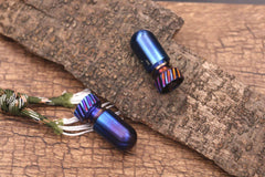 Outdoor Titanium CNC Torpedo Type Waterproof Pill Case Key Chain Container EDC 07FC0E-D4 - KOEEK