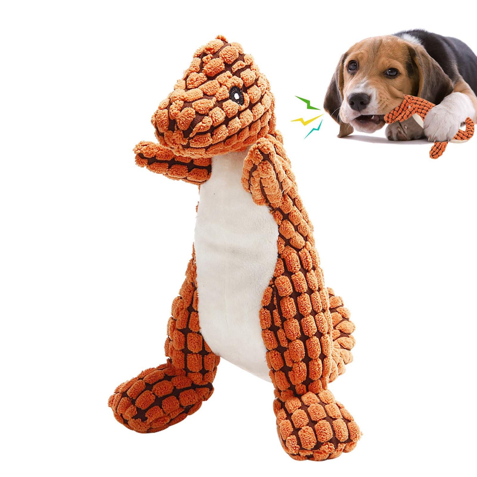 ny Hundeleketøy Squeaky plysjleker Plysj for aggressive tyggere Chew Guard Pet Leker