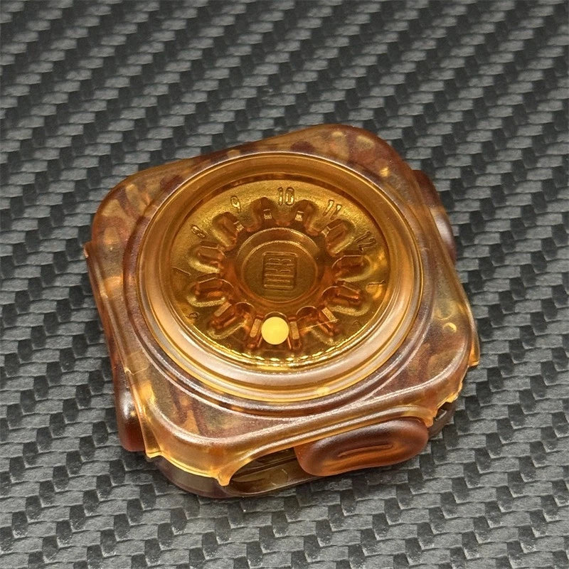 EDC Fidget Toy Multi-functional - Amber Plastic Decompression Toy Fidget Clicker 07FC0E-D4 - KOEEK