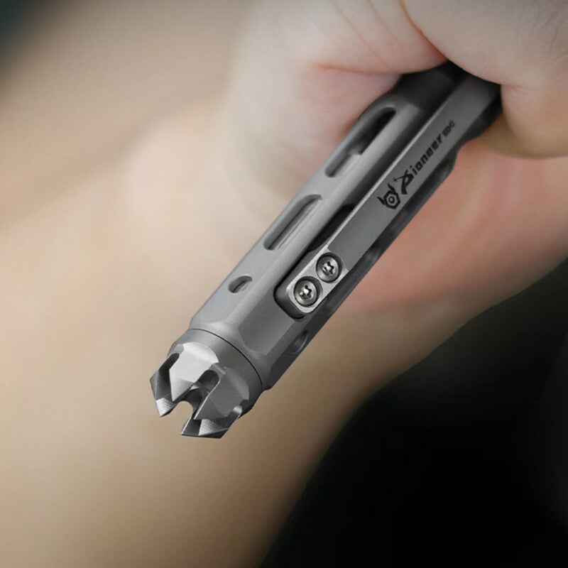 EDC Titanium Alloy Ball Pen Office Signature Business Ballpoint Pen G2 Refills 07FC0E-D4 - KOEEK