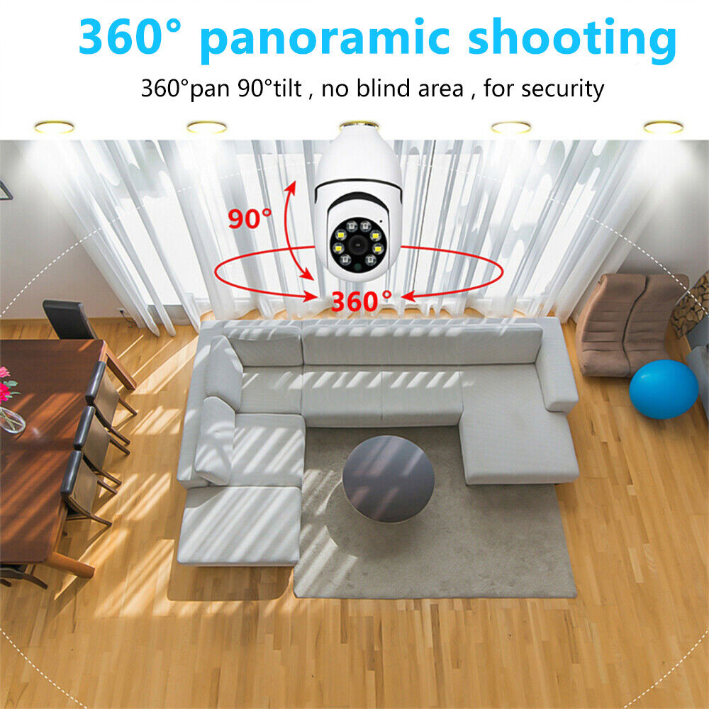 ny 360° 1080P HD Camara De Seguridad 5G WIFI Inalambrica Exterior Audio Para Casa