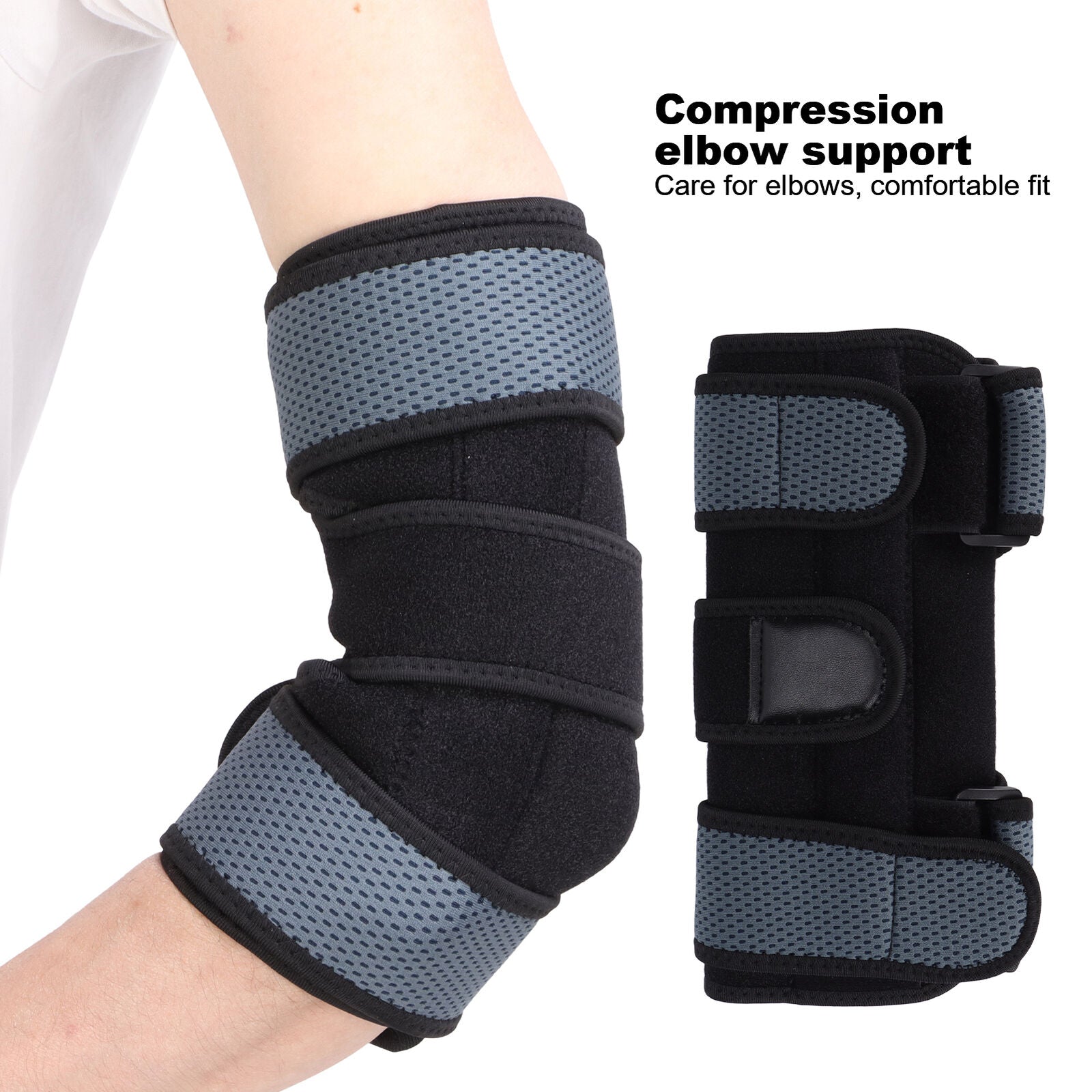 new Breathable Elbow Brace Elbow Brace Arthritis Support For Ulnar Nerve Damage koeek - KOEEK