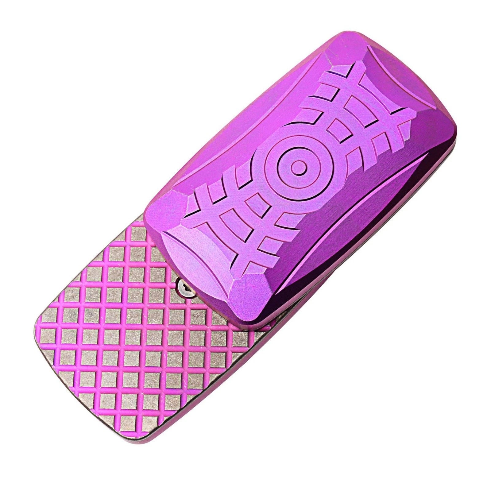 Titanium Alloy Infinite Slider EDC Mechanical Push Card Stress Relief Fidget Toy 07FC0E-D4 - KOEEK