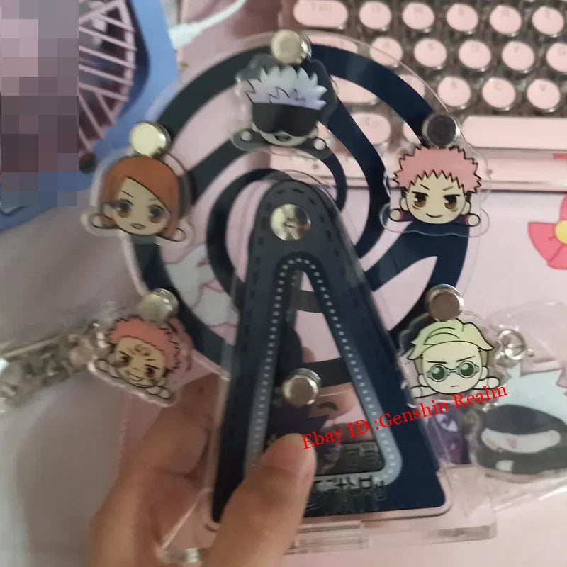 Anime Jujutsu Kaisen Cute Figure Ferris Wheel Acrylic Desktop Stand Decor Gift 07FC0E-D4 - KOEEK