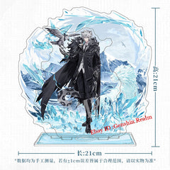 Anime Arknights SilverAsh Acrylic Desktop Stand Figure Collection Decor Gift 07FC0E-D4 - KOEEK