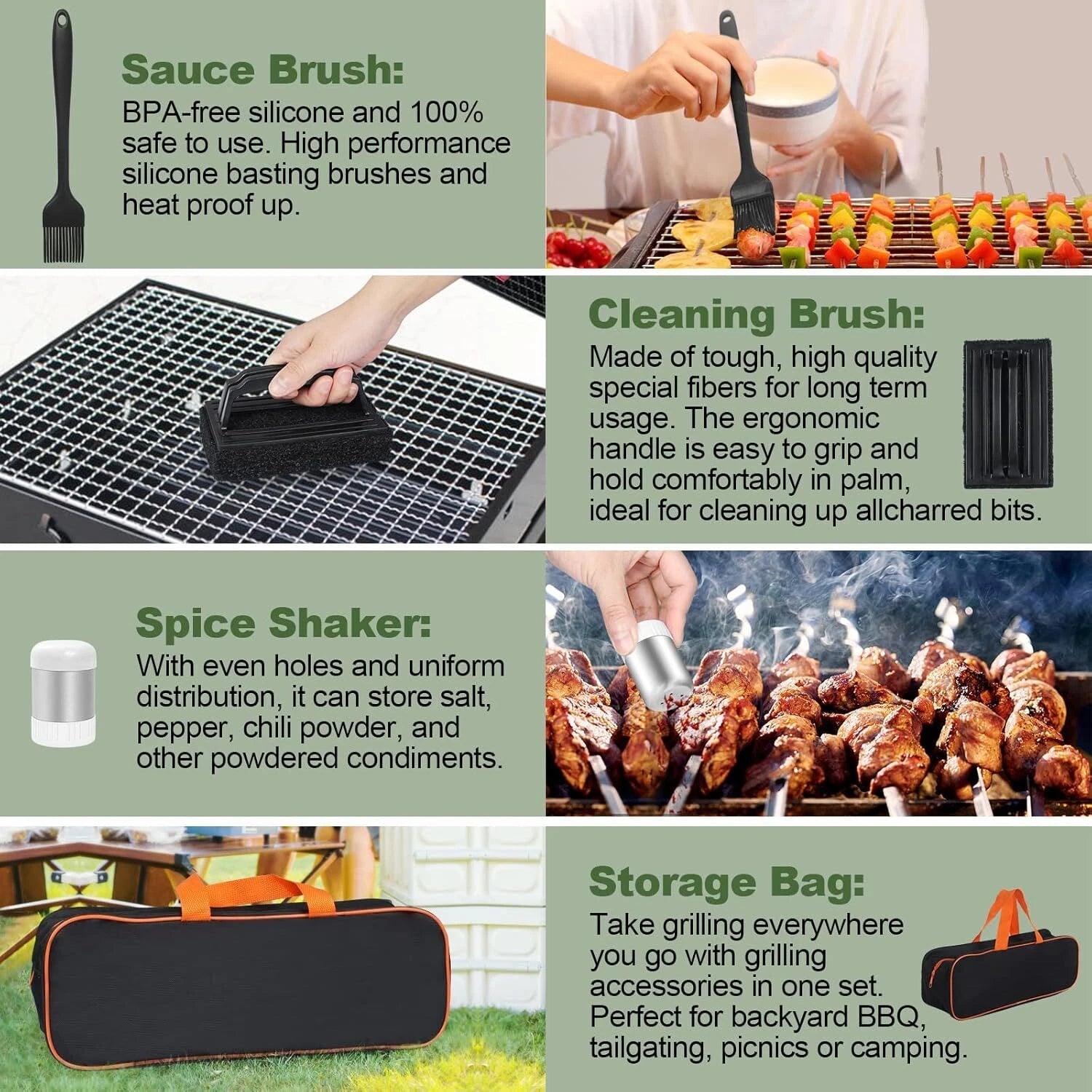35PCS Griddle Accessories Kit, Flat Top Grill Accessories Set, Grill Spatula Set 07FC0E-D4 - KOEEK