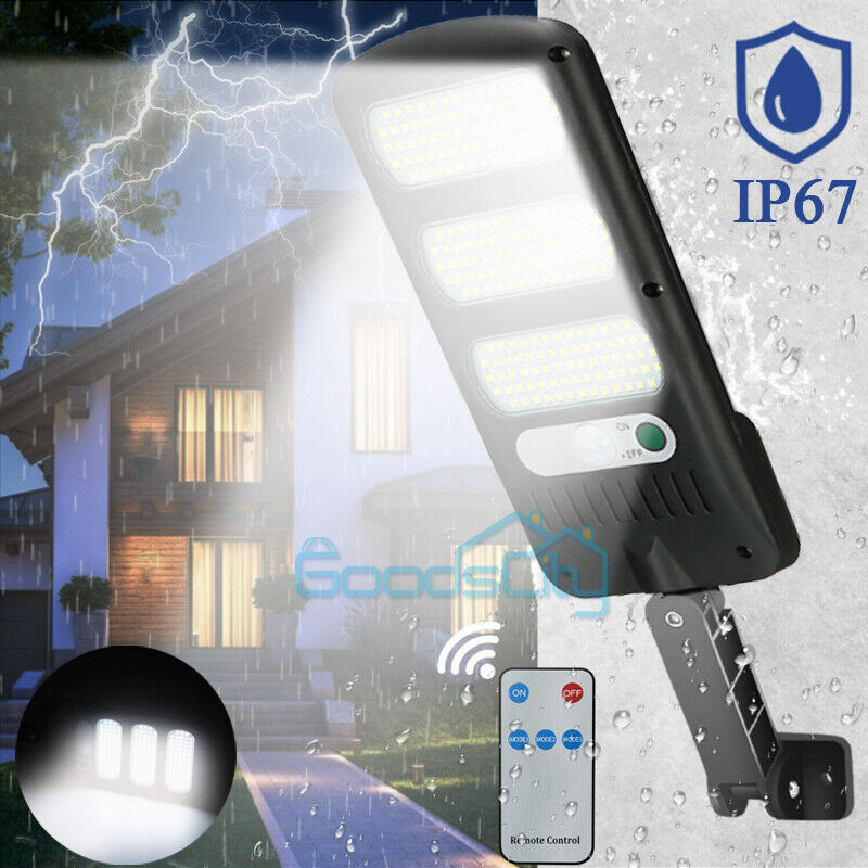 ny Luz Lamparas 213 LED Luces Solares Udvendig Para Patio Con Sensor De Movimiento