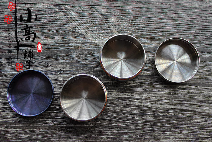 Titanium Round Waterproof Mini Pill Box Case Travel Medicine Container EDC Box 07FC0E-D4 - KOEEK