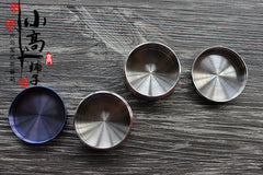 Titanium Round Waterproof Mini Pill Box Case Travel Medicine Container EDC Box 07FC0E-D4 - KOEEK