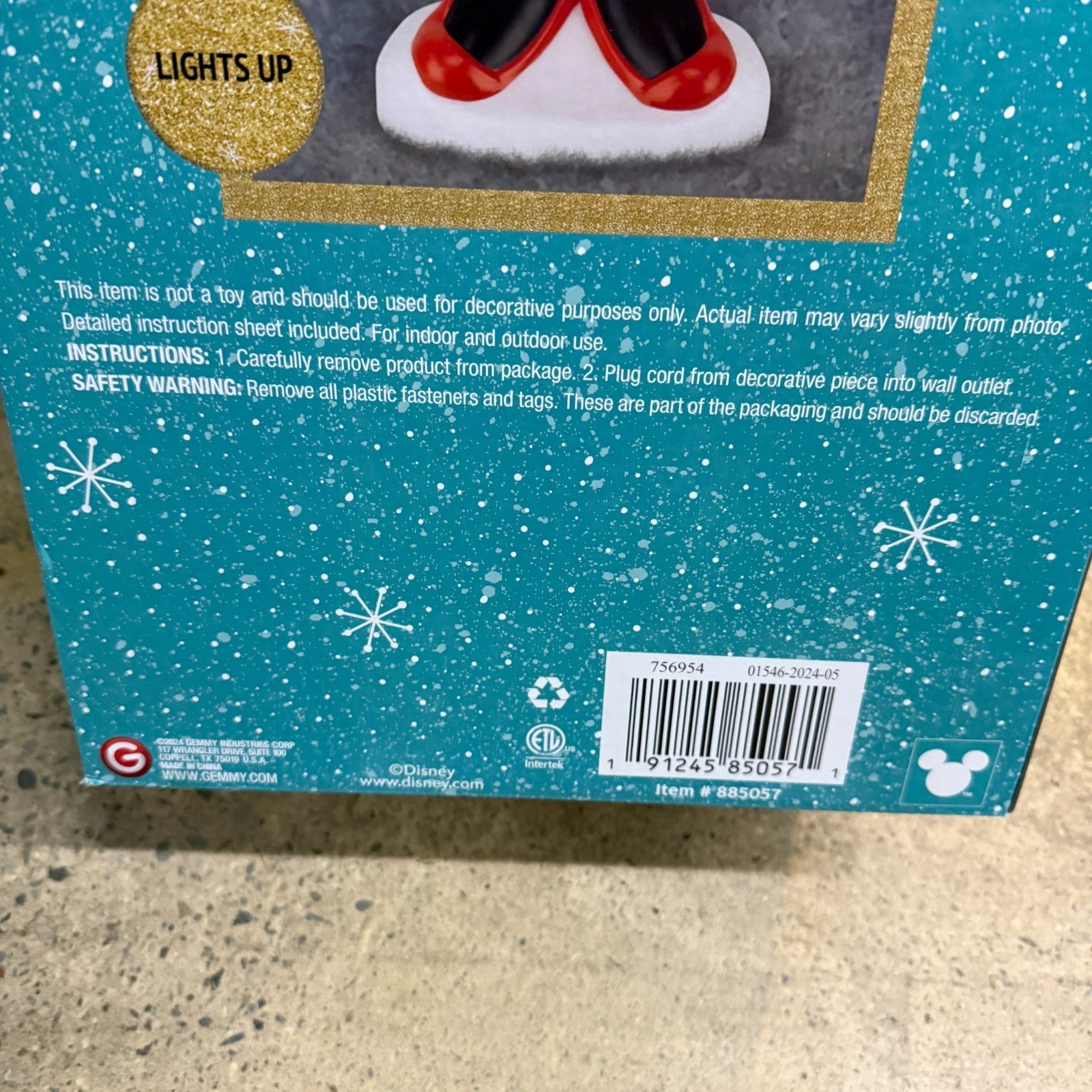 Disney Minnie Mouse Blow Mold Lighted Christmas Yard Decoration 2 FT Gemmy GEMMY - KOEEK