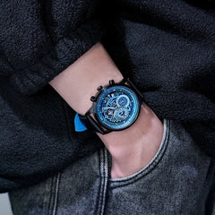 Anime Vsinger AI Luo Tianyi Cos Watch Six Needle Quartz Wrist Watch Xmas Gift 07FC0E-D4 - KOEEK