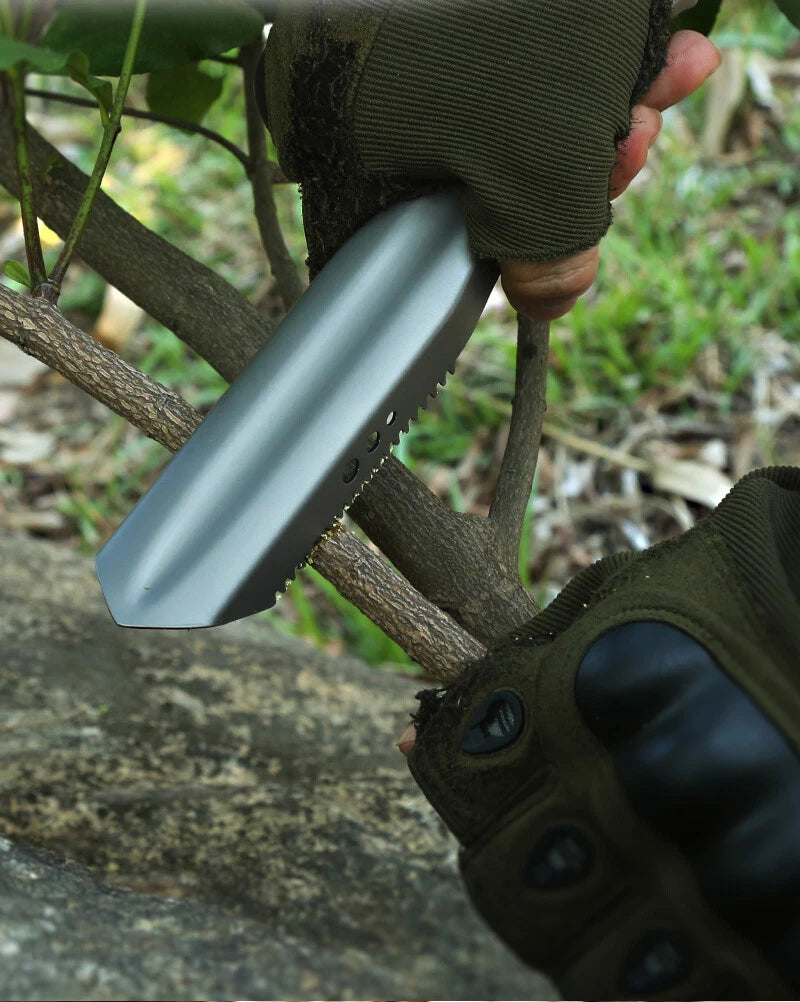 Pure Titanium Hand Trowel Small Ultralight Shovel Outdoor Multi Tool for Digging 07FC0E-D4 - KOEEK