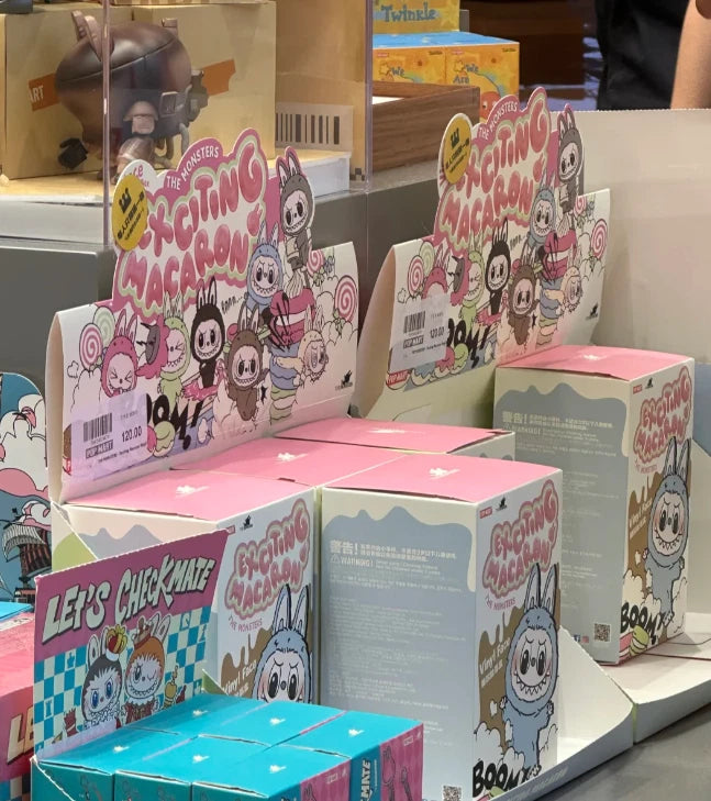 Boutique POPMART The Monster Tasty Macaron Blind Box-Collectible Toy Single Pack 07FC0E-D4 - KOEEK