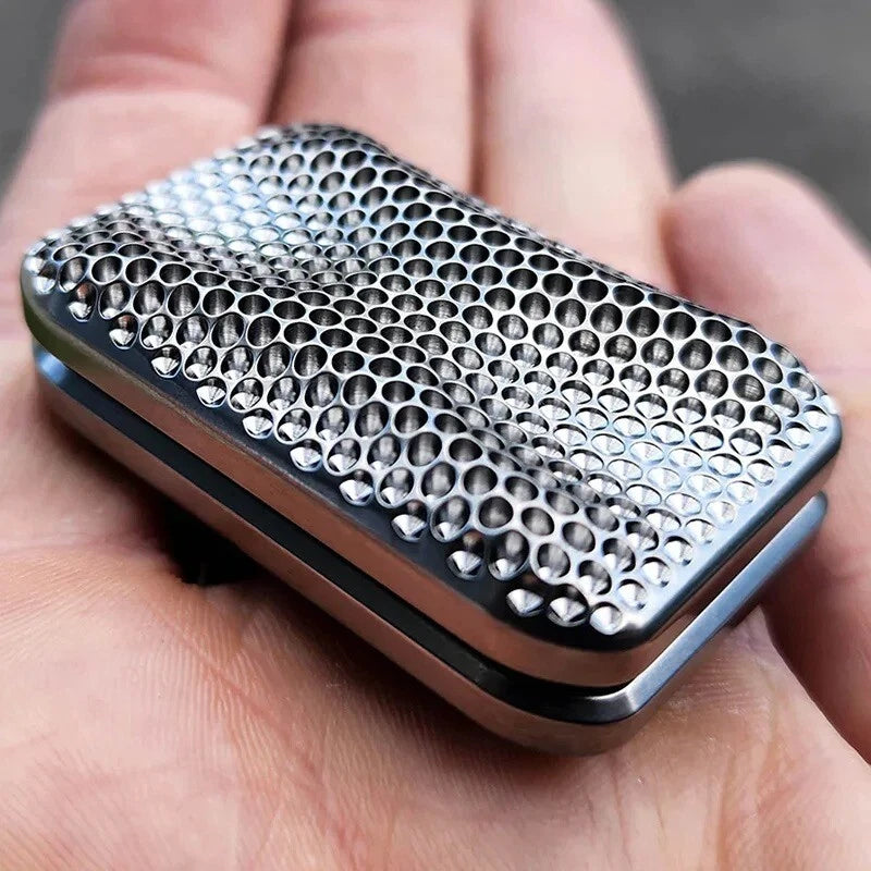 Fidget Slider Coral Titanium Zirconium Alloy Unlimited Push Haptic Slider Toy 07FC0E-D4 - KOEEK
