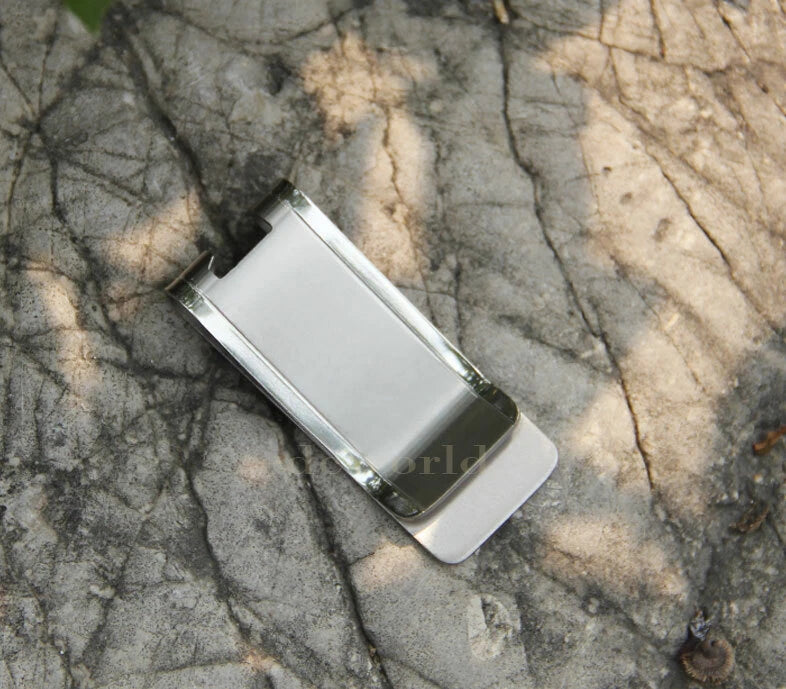 Titanium Ti Money Clip Wallet Metal Credit Card Cash Holder Bottle Opener EDC 07FC0E-D4 - KOEEK