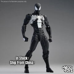 Hot- Mess Toys Black Suit Neighbor Spider-Man Symbiote 1/12 Action Figure 07FC0E-D4 - KOEEK