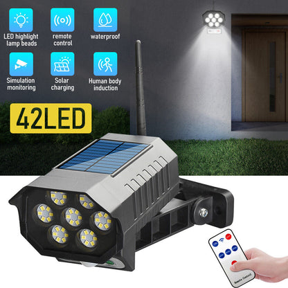 new Luz LED Solar Para Exterior Con Sensor De Movimiento Jardin Patio Casa Lampara