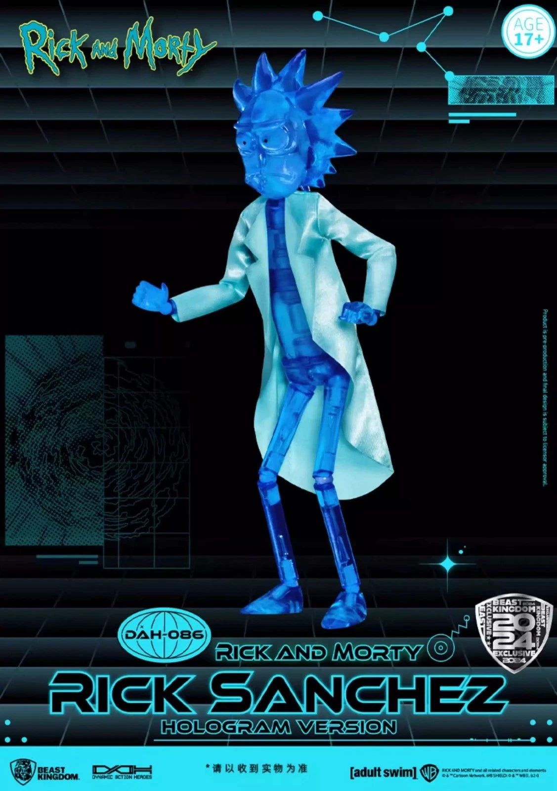 Beast Kingdom Rick and Morty Rick Projection Ver. Action Figure In Stock BEAST_KINGDOM - KOEEK