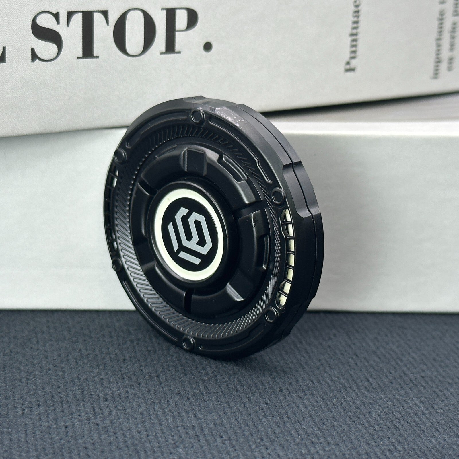 Fidget Spinner Traveler Edc Luminous Fidget Slider ADHD Gyro Toys Adult Gift 07FC0E-D4 - KOEEK