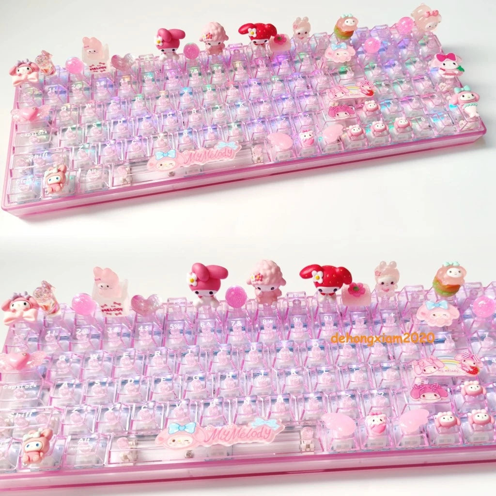 My Melody 3 Model Bluetooth Wireless RGB Mechanical Keyboard 100 Keys Keypad ABS 07FC0E-D4 - KOEEK