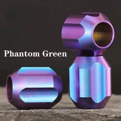 2PCS Titanium Knife Lanyard Bead Parachute Cord Bead Pendant EDC DIY Keychain 07FC0E-D4 - KOEEK