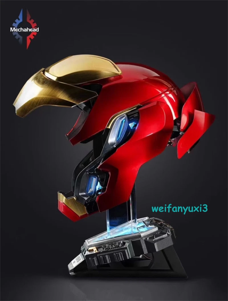 US!!  Iron Man MK50 Helmet 1/1 Wearable Voice Control Deformation Prop Helmet 07FC0E-D4 - KOEEK