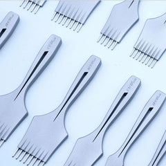 Leather Craft Round Hole Pricking Irons Stitching Lacing Punch Chisel Tool ISV 07FC0E-D4 - KOEEK