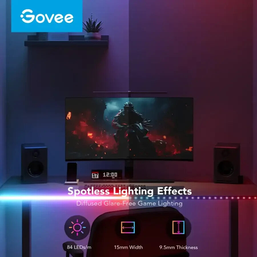 Govee - RGBIC LED Neon Rope Light for Desks 6.5ft - H61C2 - GOVEE - KOEEK