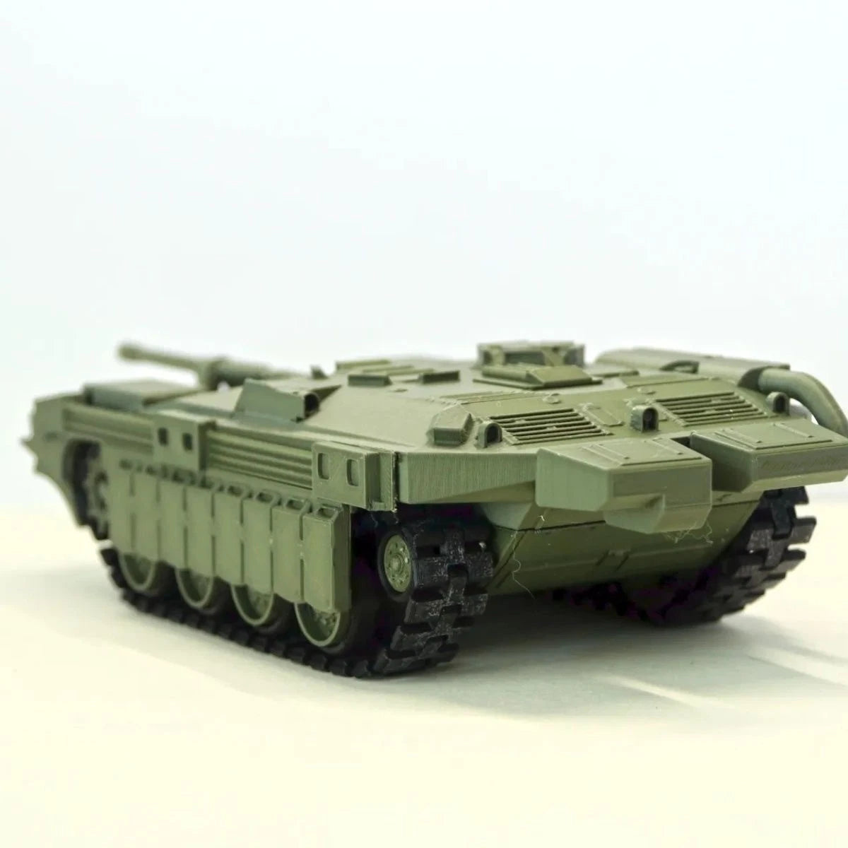 1/35 Strv-103 S-Tank 3D Printed Push-and-Go Movable Tracks Model Kit 07FC0E-D4 - KOEEK