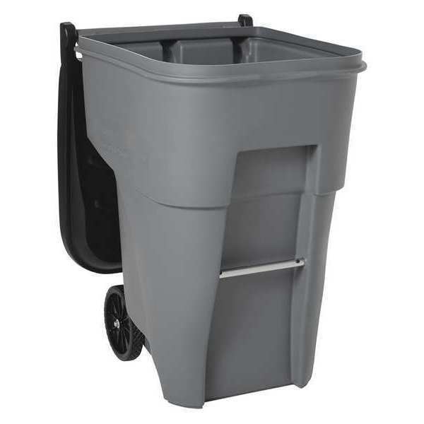 ny Rubbermaid Commercial Fg9w2200gray 95 Gal rektangulær skraldespand, Grå, 28