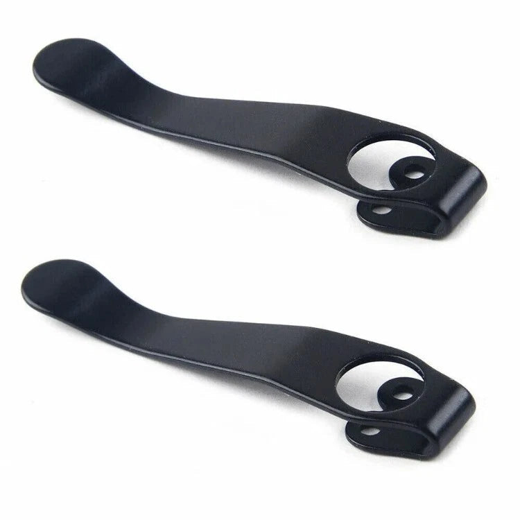 EDC2pcs Titanium Deep Carry Pocket Clip For Spyderco Para 2, 3 Endura 4 and More 07FC0E-D4 - KOEEK