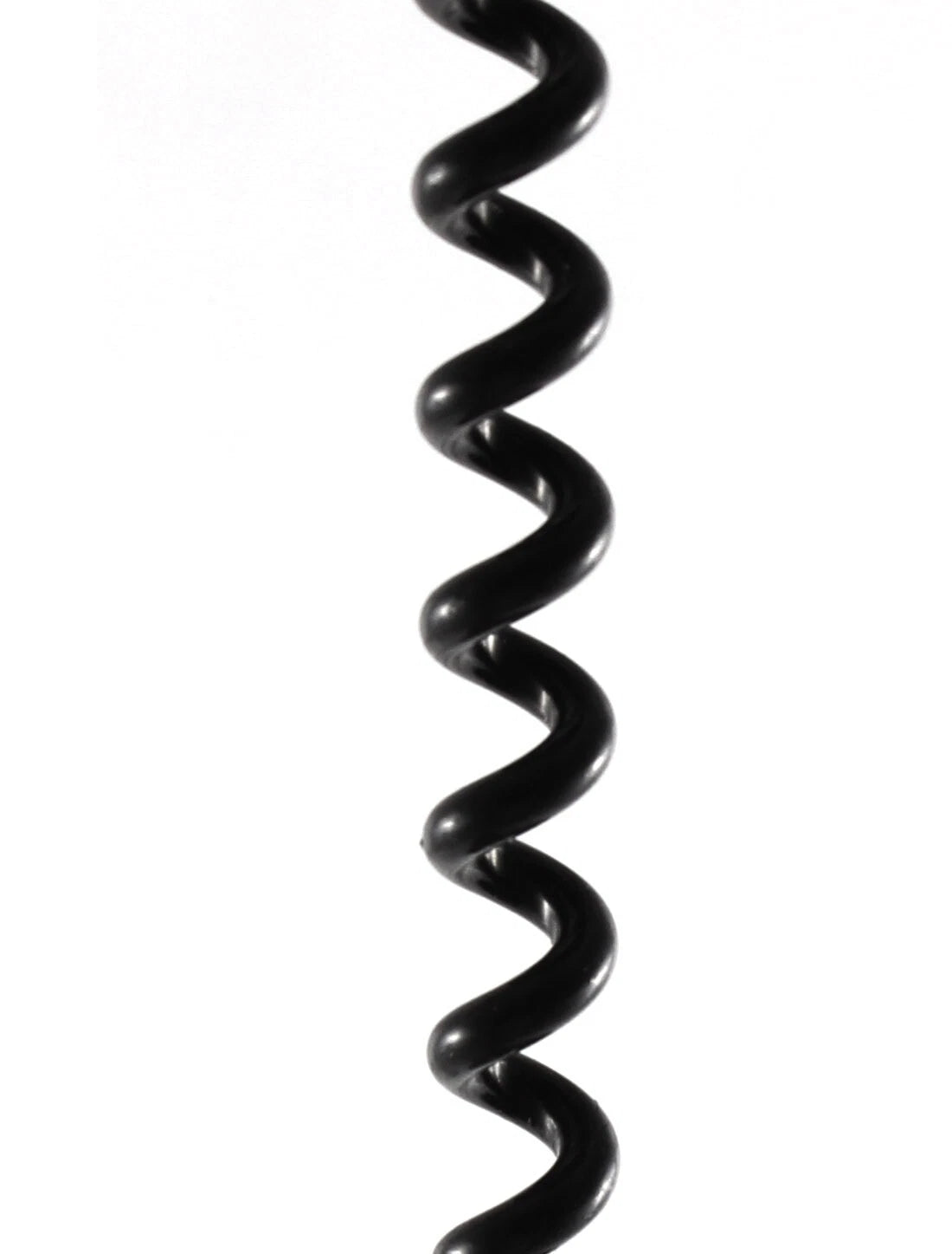 Black Spiral Fishing Lanyard- Retractable Spring Keychain Rope with Carabiner 07FC0E-D4 - KOEEK