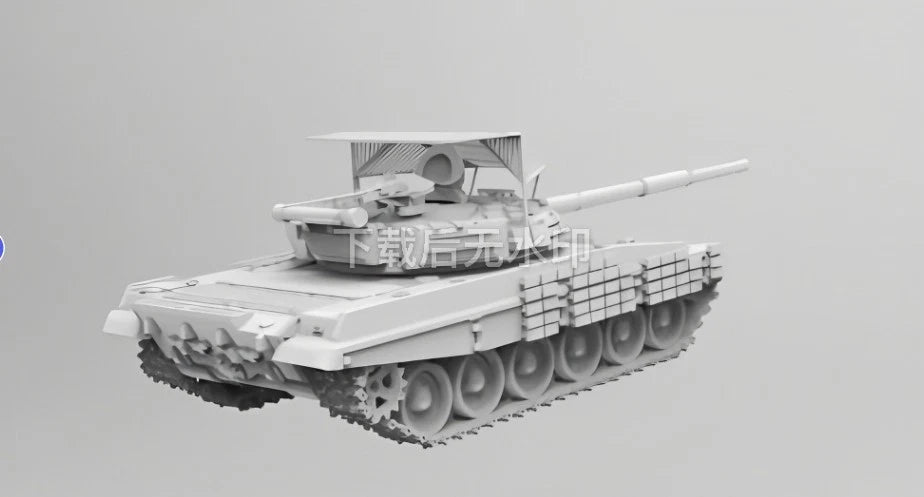 3D Printing 1/72 Russian T72B main battle tank Model Unpainted 07FC0E-D4 - KOEEK
