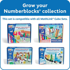 new hand2mind Numberblocks Express Train MathLink Cubes Activity Set, Preschool... HAND2MIND - KOEEK