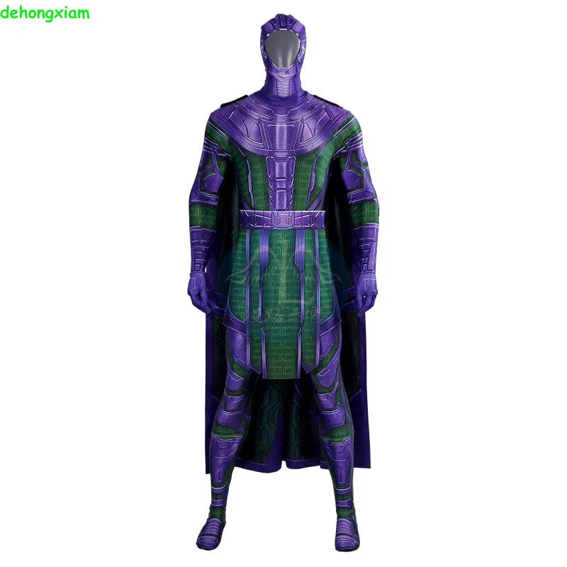 Ant-Man 3 Kang the Conqueror Men Costume Cosplay Bodysuit Cloak Outfit Halloween 07FC0E-D4 - KOEEK