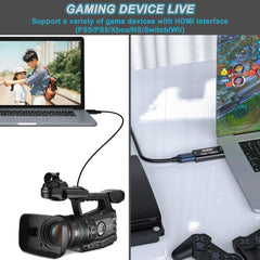 new 4K HDMI to USB 2.0 Video Capture Card 1080P Cam Link Game Black 07FC0E-D4 - KOEEK
