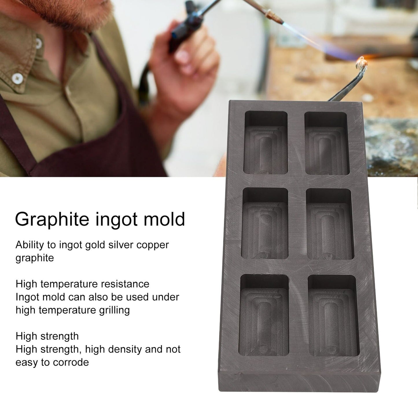 new Casting Graphite Mold Ingot Mold High Purity Wear Resistant For Copper koeek - KOEEK