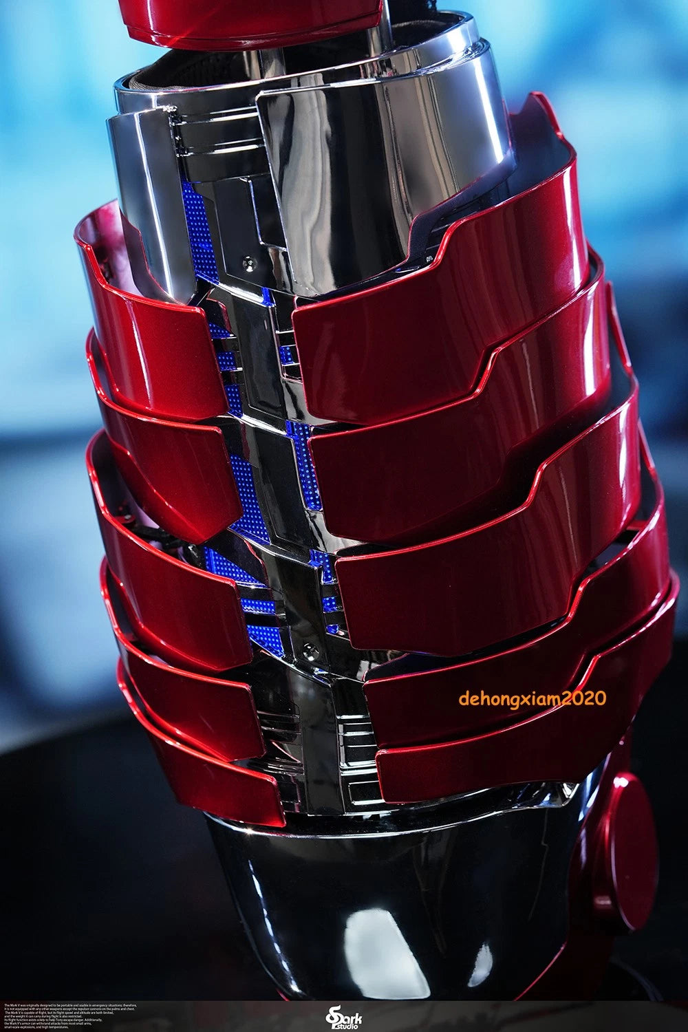 Iron Man MK5 Right Arm Gloves Armor 1:1 Wearable Voice Touch Remote Control Prop 07FC0E-D4 - KOEEK