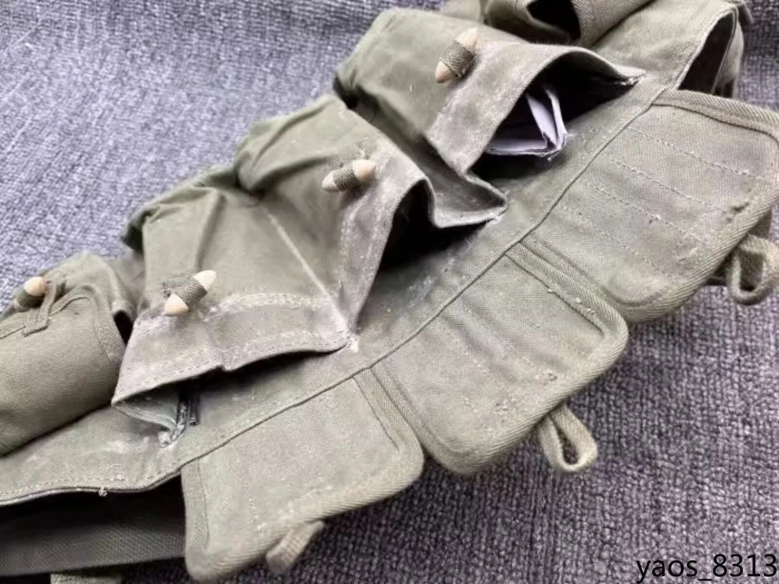 Russia AK Chinese 56 Tactical Chest Rig Vest Pouch with Belt Canvas Bag 07FC0E-D4 - KOEEK