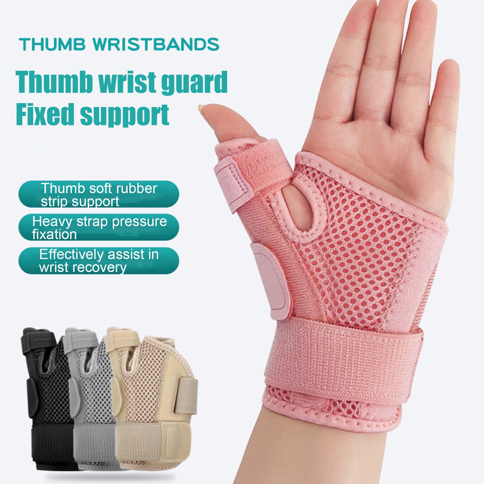 new Wrist Brace with Thumb Support Adjustable Breathable Wrist Thumb Brace Wrist koeek - KOEEK