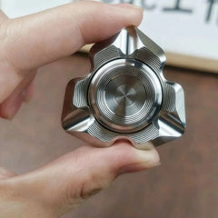 EDC Minimalist Fidget Spinner Stainless Steel Metal Fingertip Rotating Toy Gift 07FC0E-D4 - KOEEK