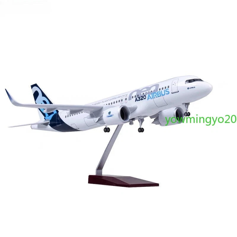 1/80 Airbus A320neo Passenger Plane Model Airplane W/Voice Controlled Lights 07FC0E-D4 - KOEEK