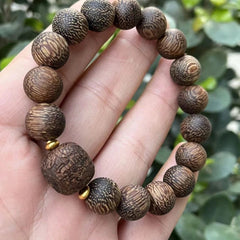 Grade A+ Natural Agarwood Fashion Prayer Beads Men Woman Gift  Bracelet 07FC0E-D4 - KOEEK