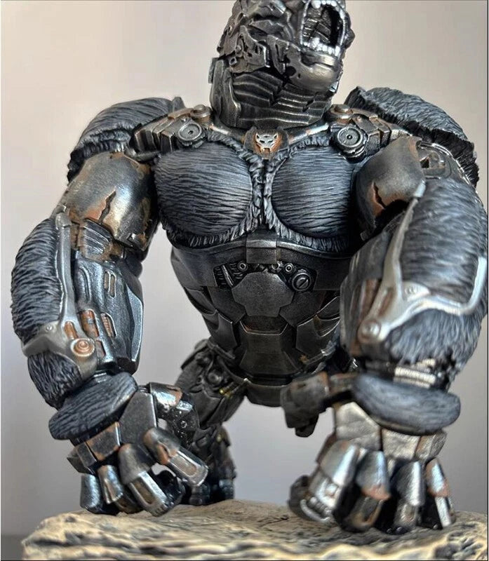 Optimus Primal Battle Version Statue With Two Heads Marvel Painted Model Stock 07FC0E-D4 - KOEEK