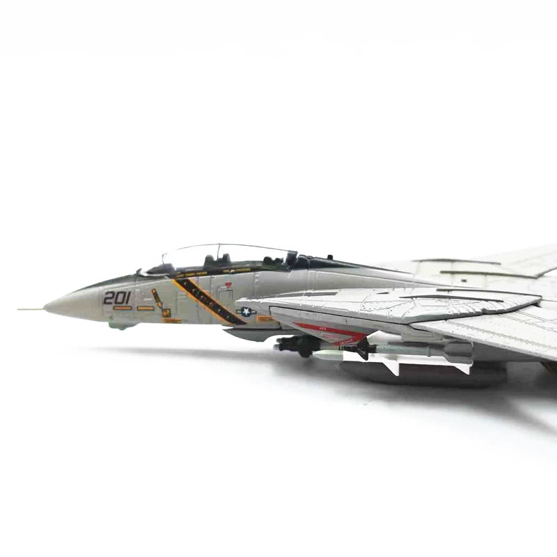 AF1 1/144 F-14A TOMCAT U.S.NAVY VF-84 JOLLY ROGERS AJ201 1978 Diecast 07FC0E-D4 - KOEEK